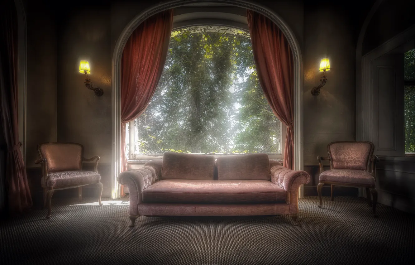 Photo wallpaper house, sofa, chair