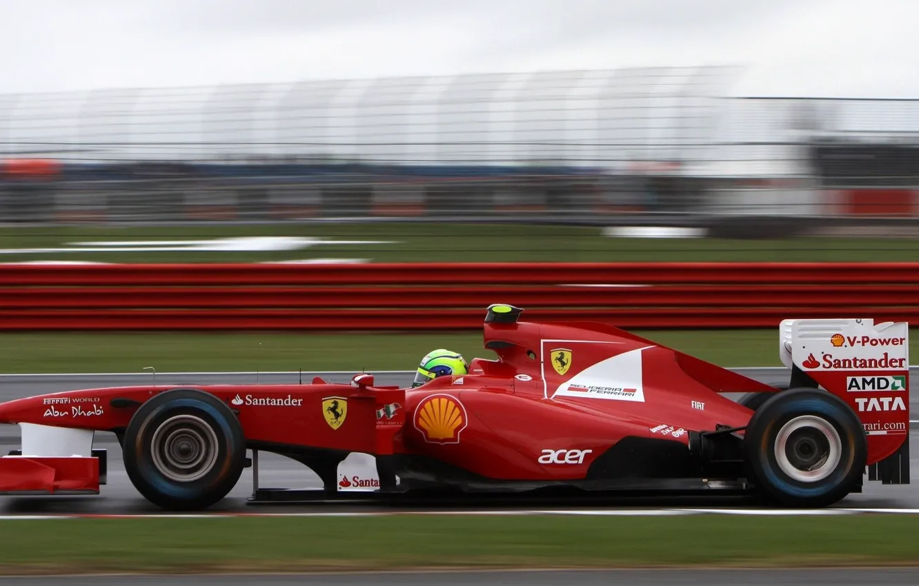 Photo wallpaper Ferrari, 2011, massa, Silverstone