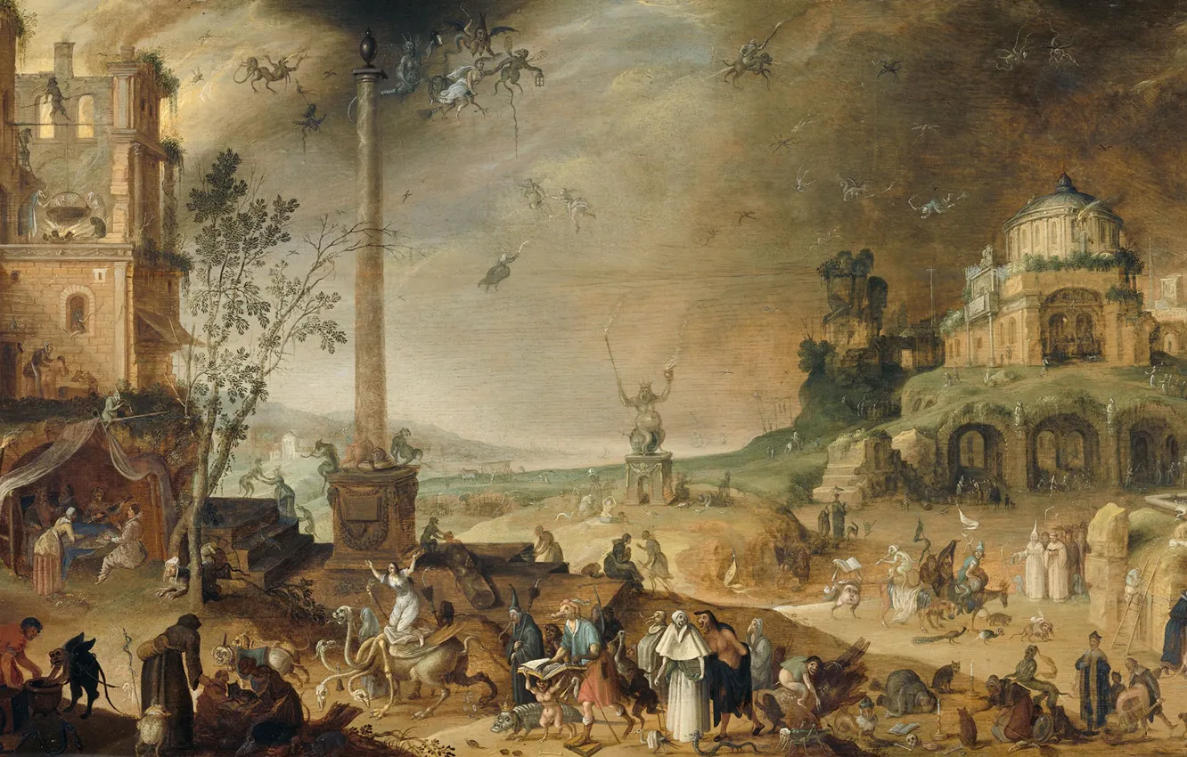 Photo wallpaper oil, picture, Claes Jacobsz van der Heck, Claes jacobsz van der heck, 1636, Allegory Of …