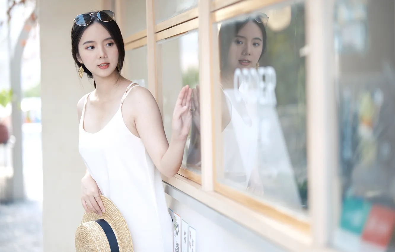 Photo wallpaper China, girl, sexy, girls, woman, model, asian, cute