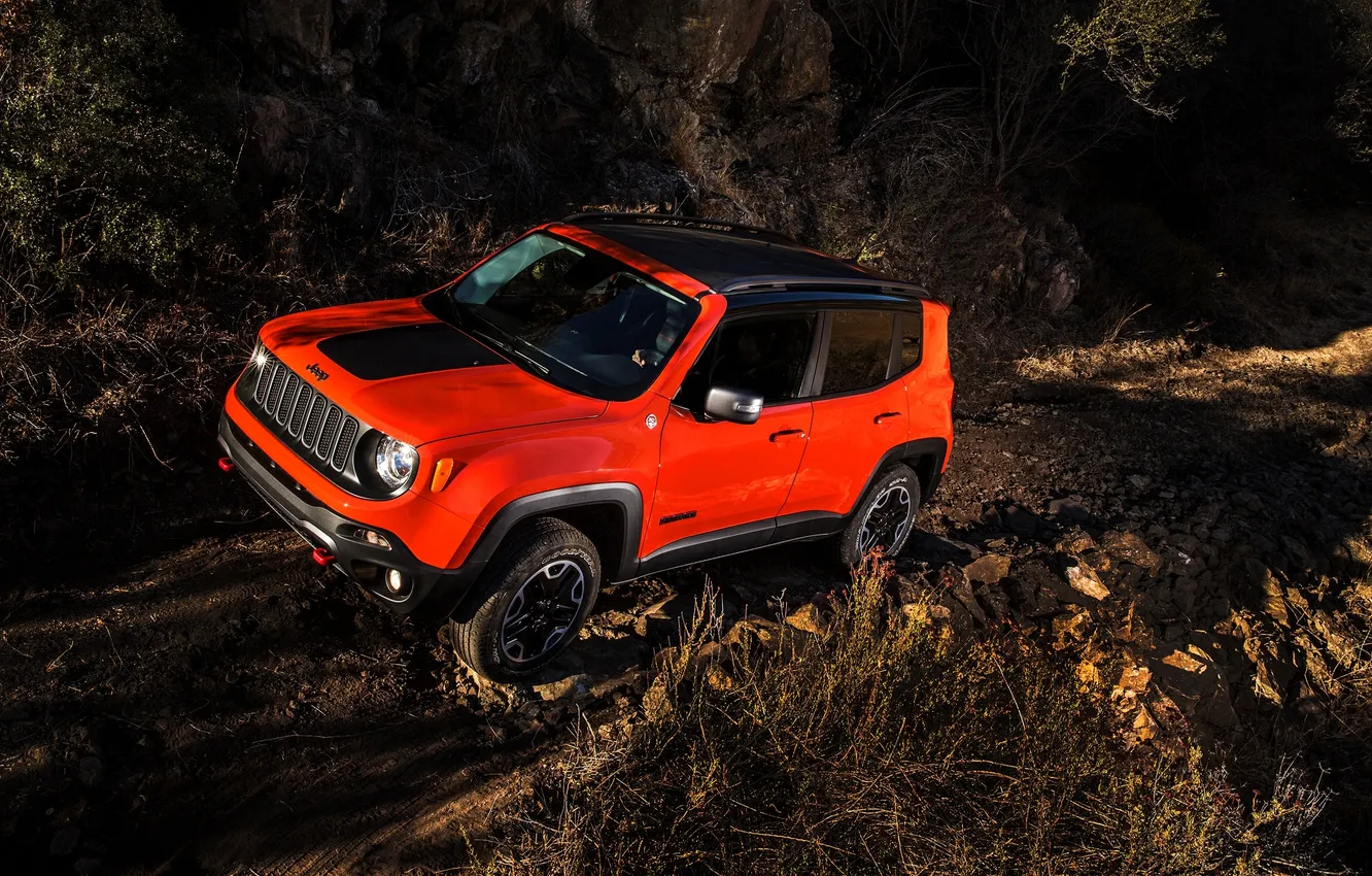 Photo wallpaper jeep, Jeep, 2015, Renegade, Latitude