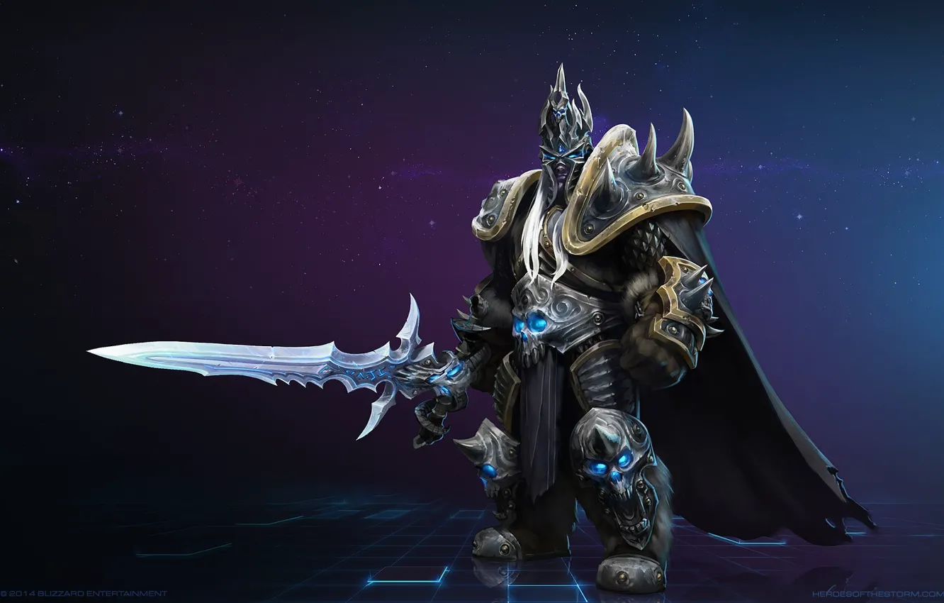 Photo wallpaper sword, World of Warcraft, Lich King, Blizzard, Heroes of the Storm