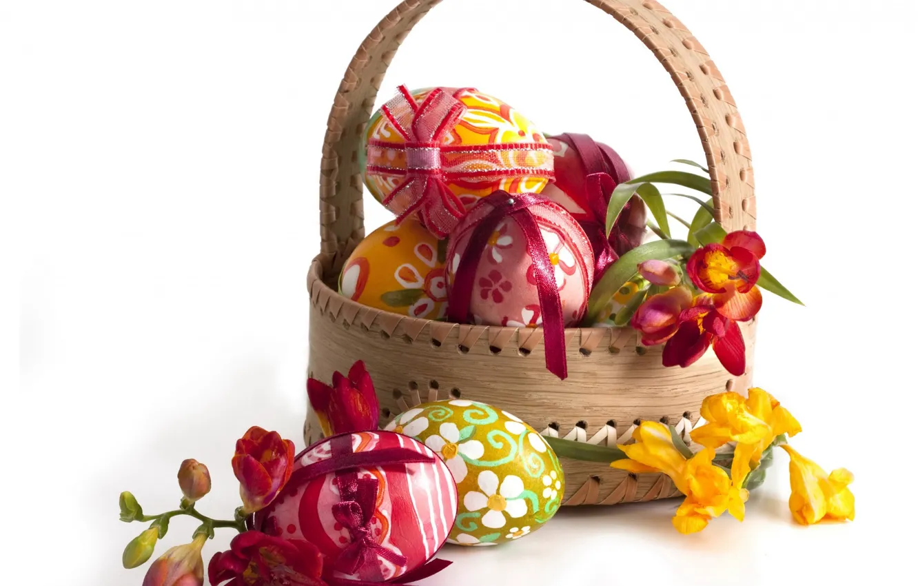 Photo wallpaper eggs, spring, Easter