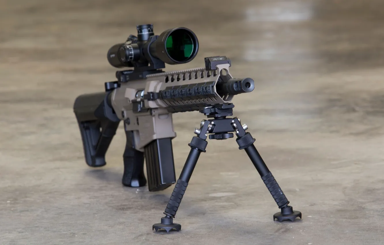 Photo wallpaper gun, Predator, weapon, sniper, rifle, LaRue, LaRue Tactica, PredatOBR 7.62