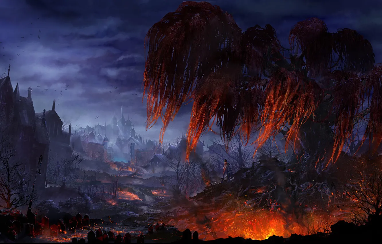 Photo wallpaper fantasy, the game, art, location, Art of Darkaden2, Suroo