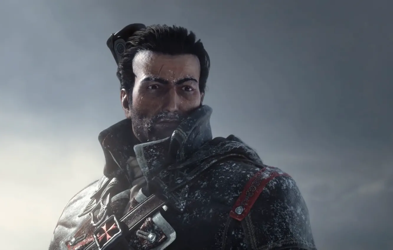 Photo wallpaper winter, look, Templar, Assassin's Creed, Rogue, Shay Patrick Cormac, Outcast, Shay