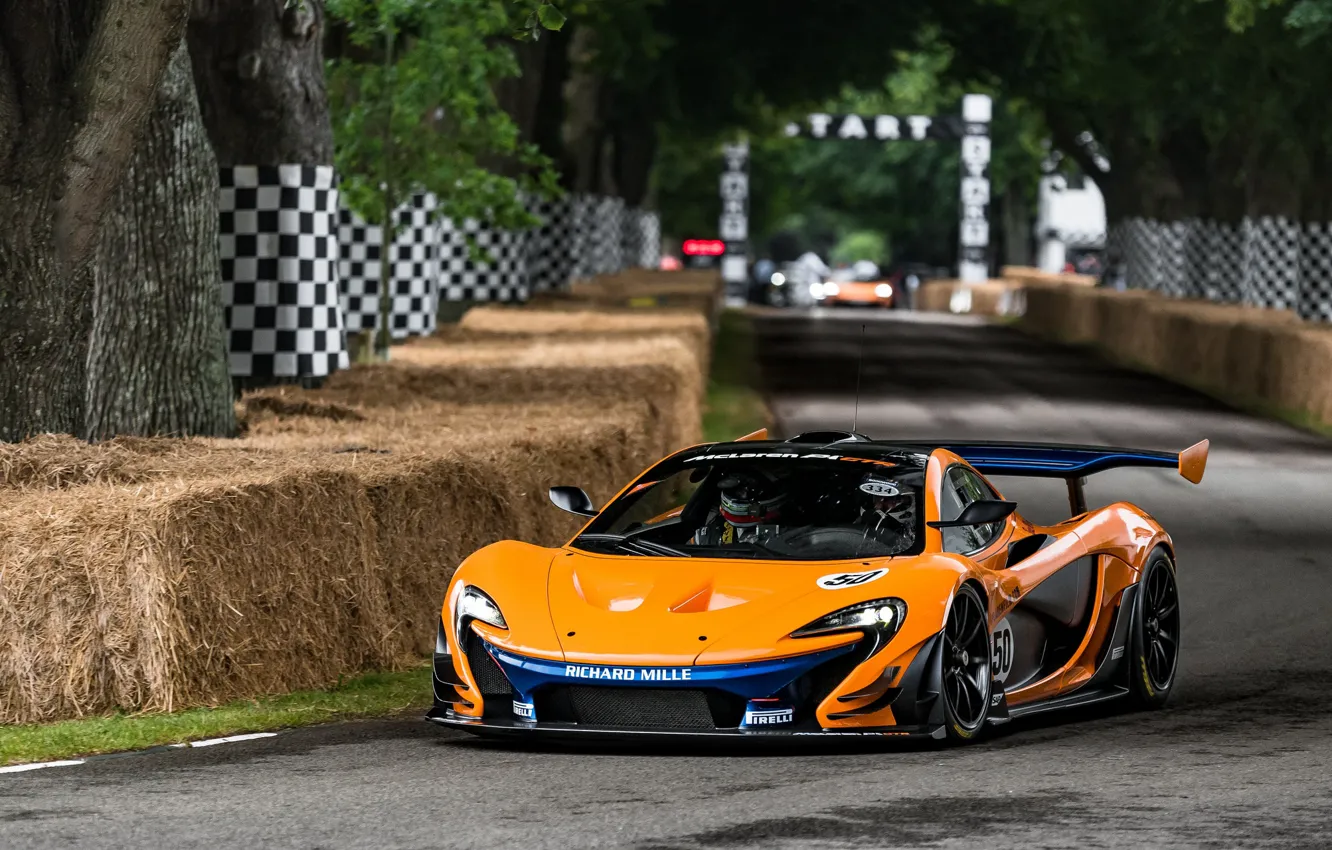 Photo wallpaper hypercar, racing, McLaren P1, McLaren P1 GTR