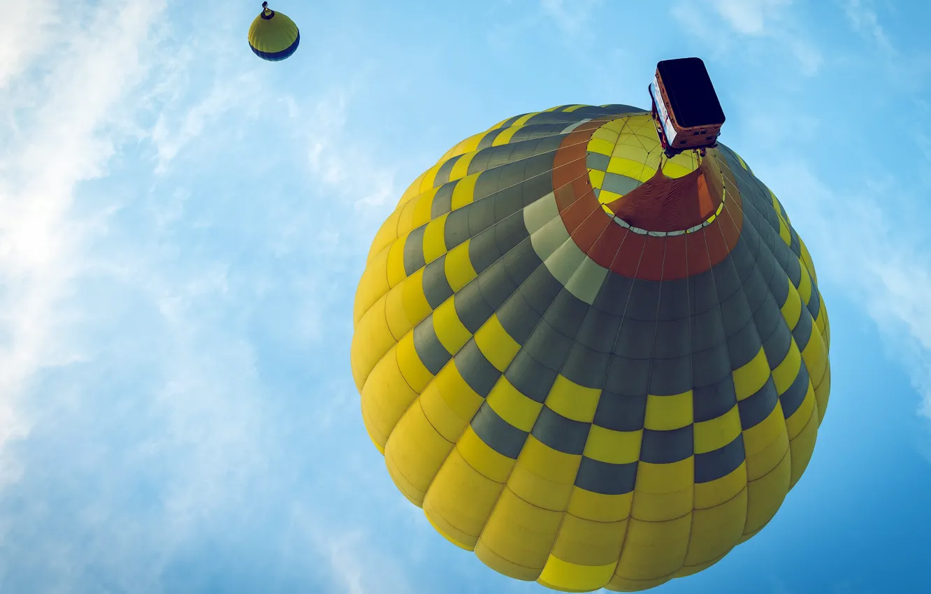 Photo wallpaper the sky, balls, sport