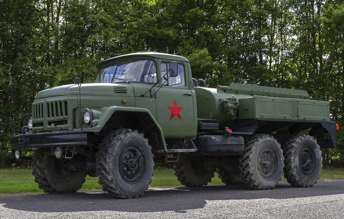 Photo wallpaper truck, ZIL, military truck