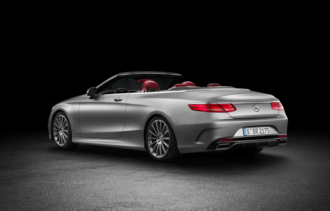 Photo wallpaper Mercedes-Benz, convertible, Mercedes, AMG, S 63, S-Class, 2015, A217