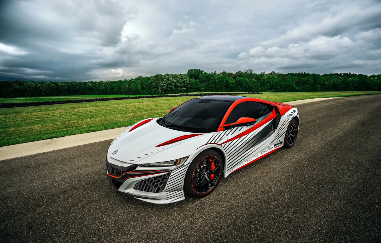 Photo wallpaper Acura, Acura, NSX, Pace Car