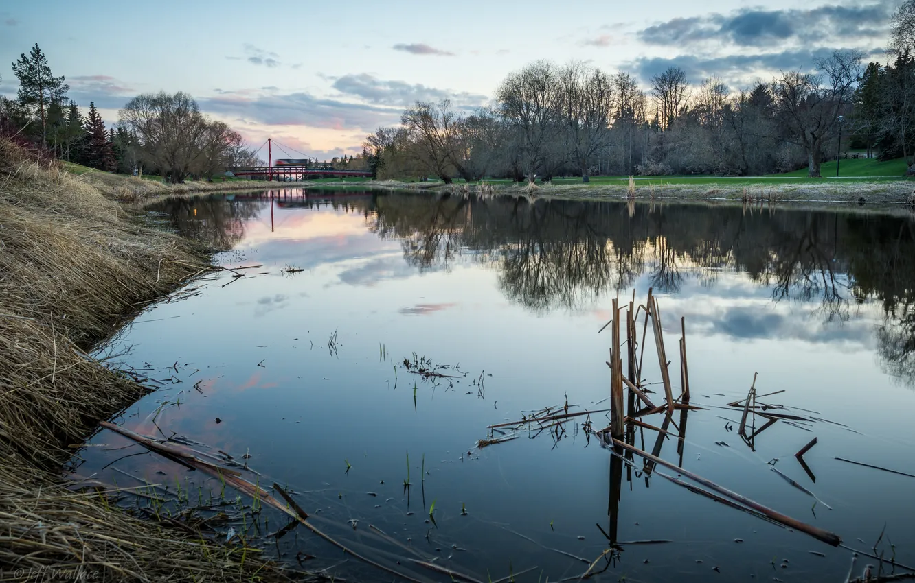 Photo wallpaper nature, river, Jeff Wallace, Sturgeon River