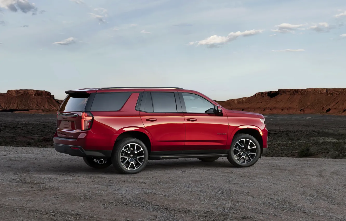 Photo wallpaper Chevrolet, side view, SUV, Tahoe, 2020