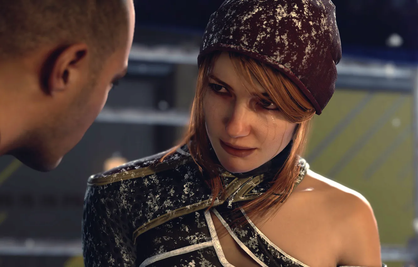 Photo wallpaper girl, game, Quantic Dream, blonde, Detroit Become Human, Sony Interactive Entertainment