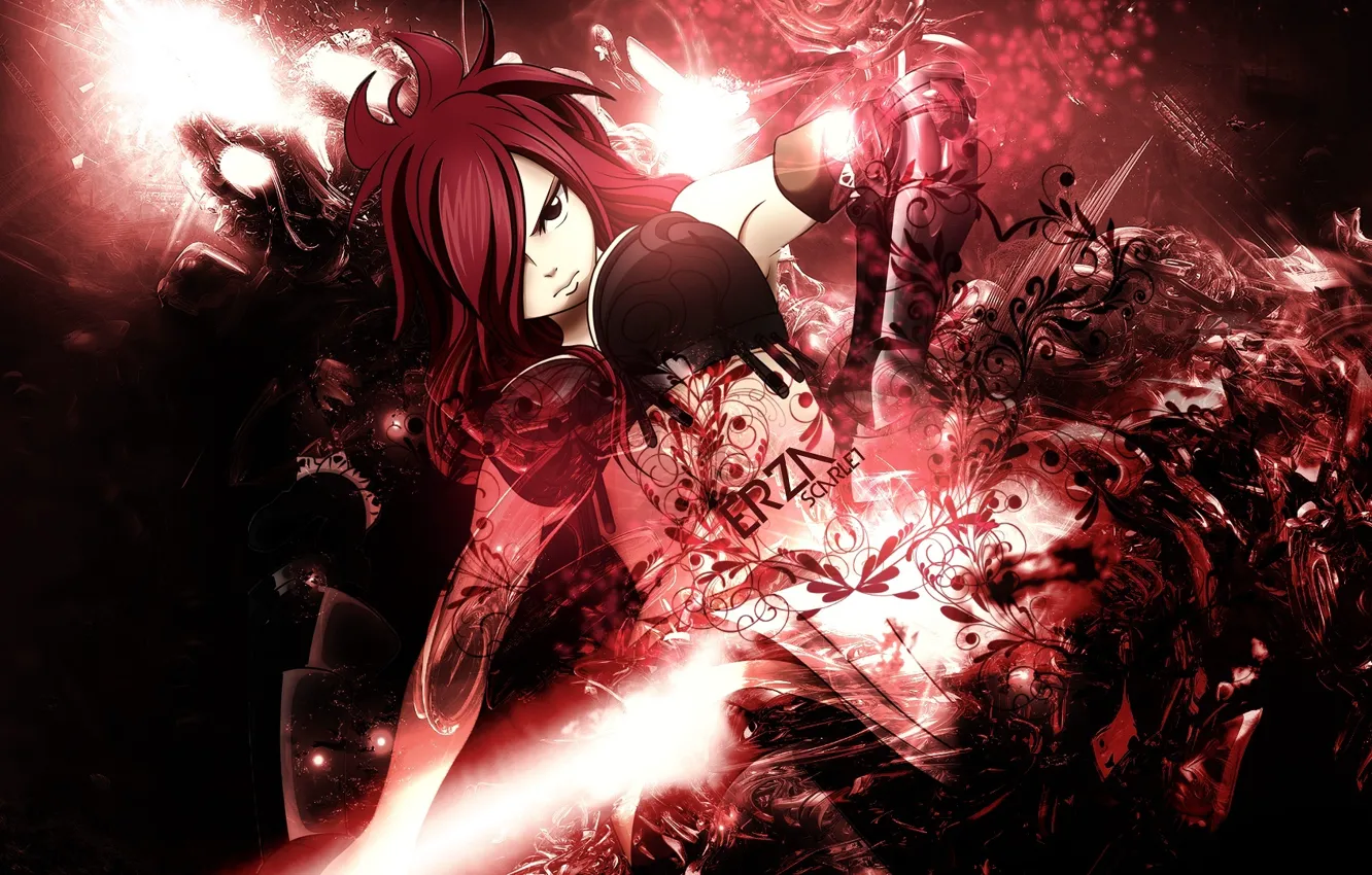 Photo wallpaper girl, Fairy Tail, Ezra Scarlet