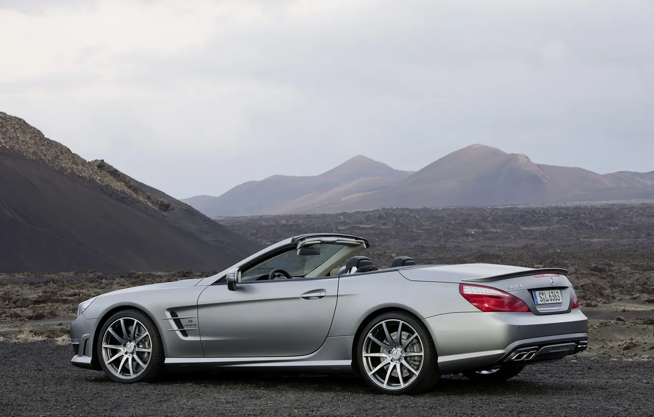 Photo wallpaper machine, nature, 2012 Mercedes-Benz SL 63 AMG