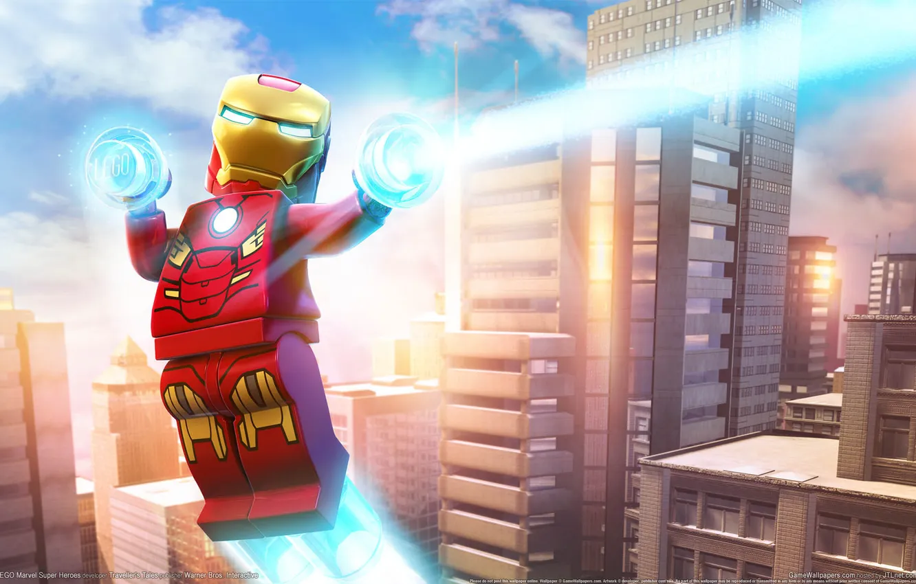 Photo wallpaper superhero, iron man, Iron Man, LEGO, game wallpapers, Marvel, LEGO: Marvel Super Heroes, ironman