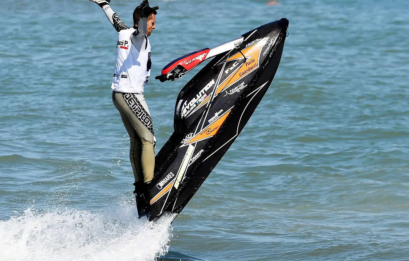 Photo wallpaper race, boat, speed