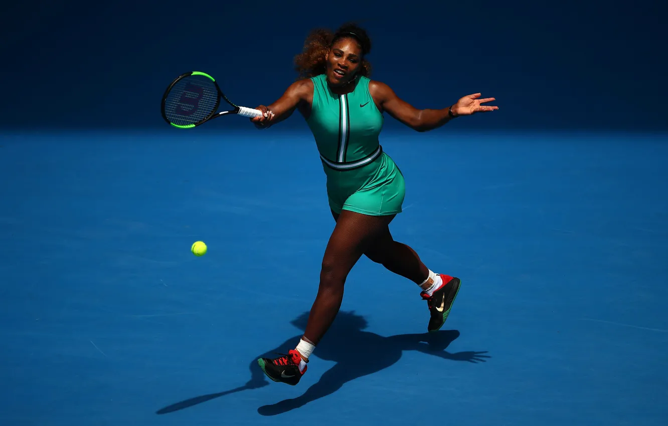 Photo wallpaper Legend, williams, Tennis, WTA, Serena, Serena Williams, Australia Open 2019