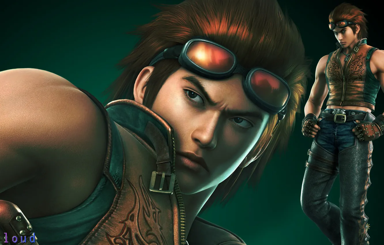 Photo wallpaper red, biker, fighter, fighting, Tekken 6, Hwoarang, Tae Kwan