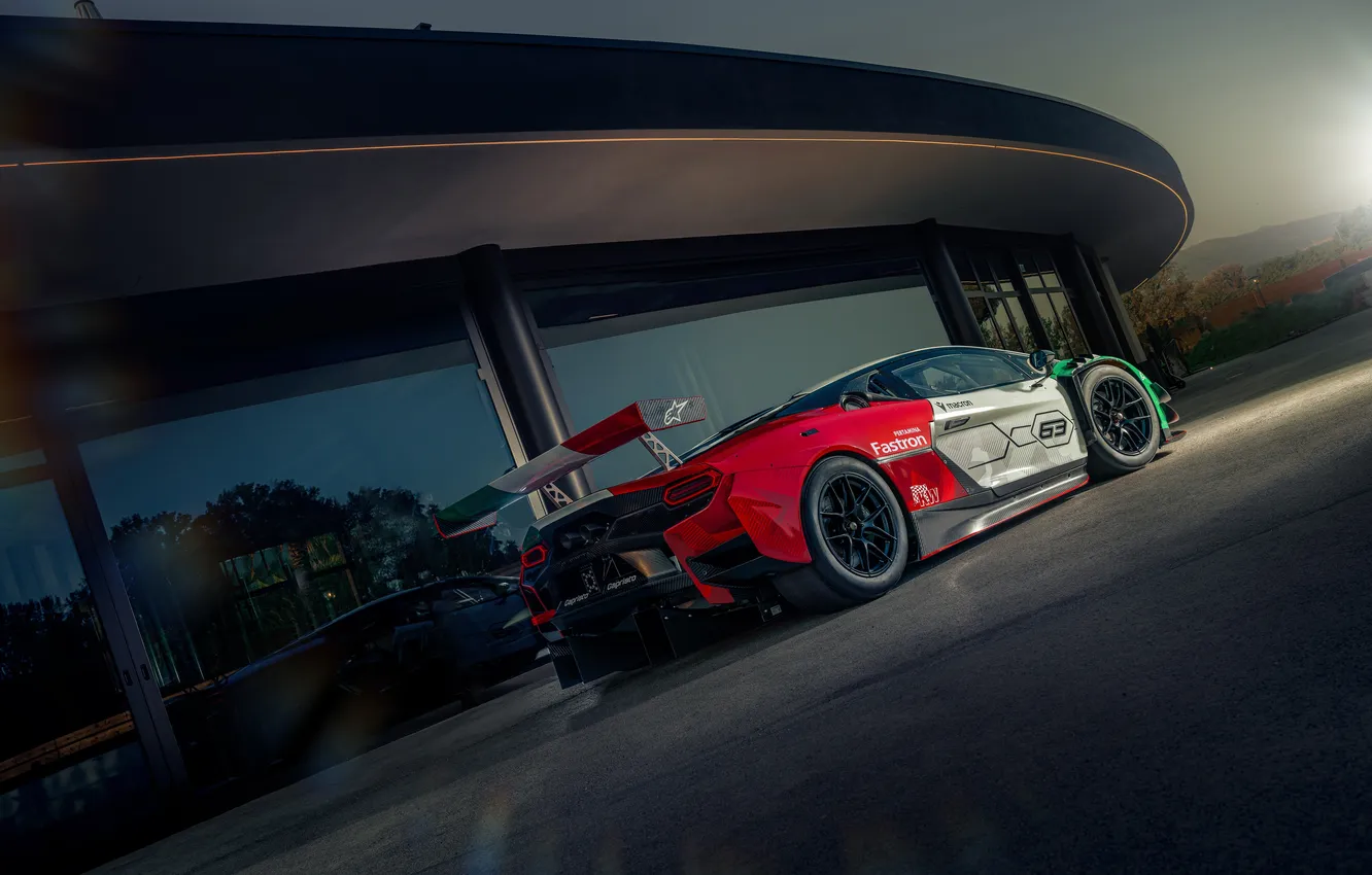 Photo wallpaper Lamborghini, supercar, Supercar, 2025, Racing Supercar, GT3 class, Lamborghini Temerario GT3, Temerario GT3