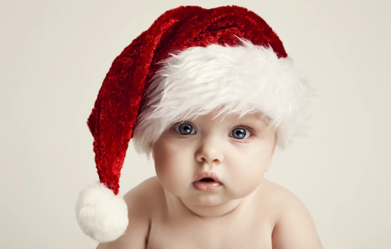 Photo wallpaper children, new year, baby, new year, happy, merry christmas, children, kid