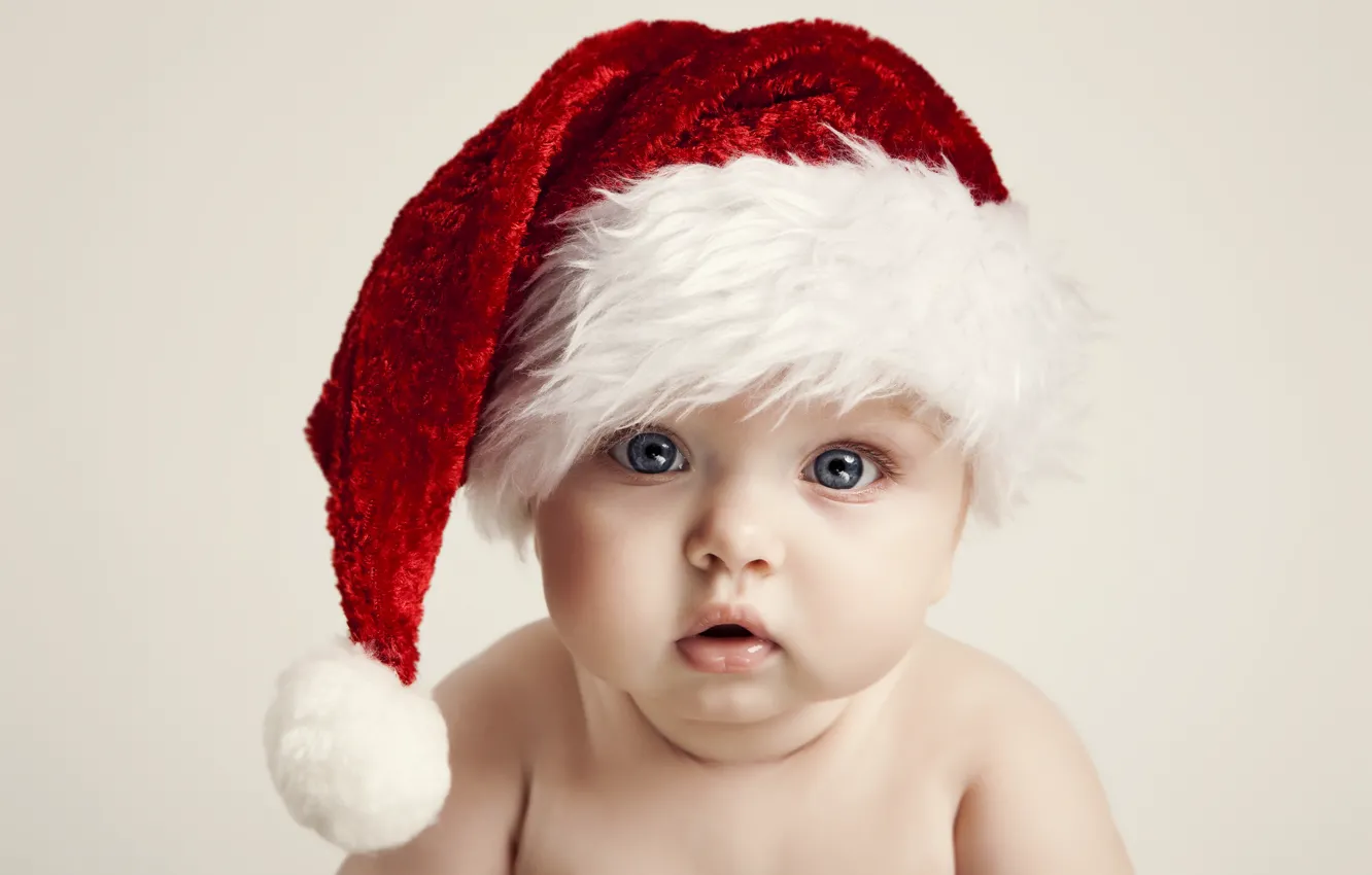 Photo wallpaper children, new year, baby, New Year, merry christmas, Happy, children, kid