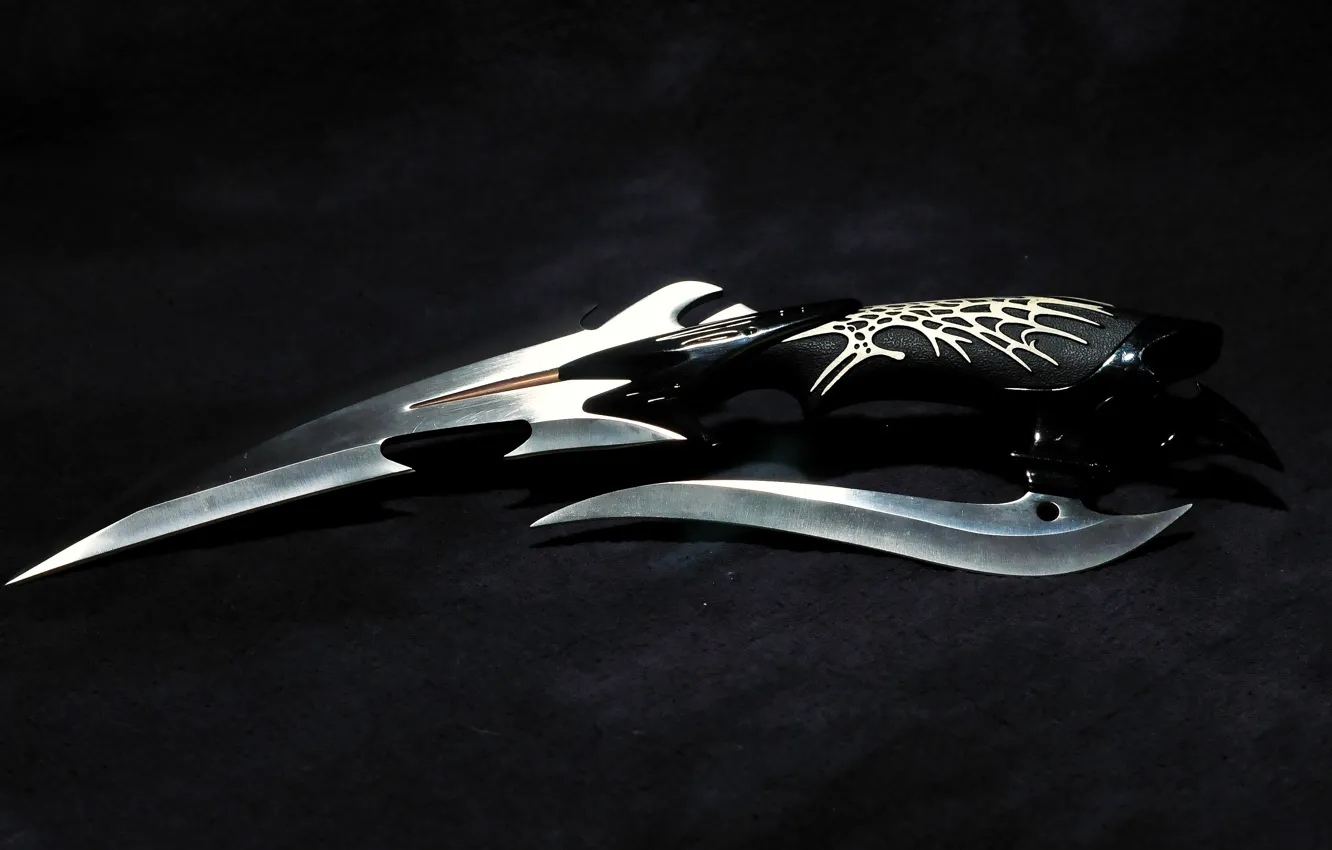 Photo wallpaper dagger, cold, double, Wallpaper