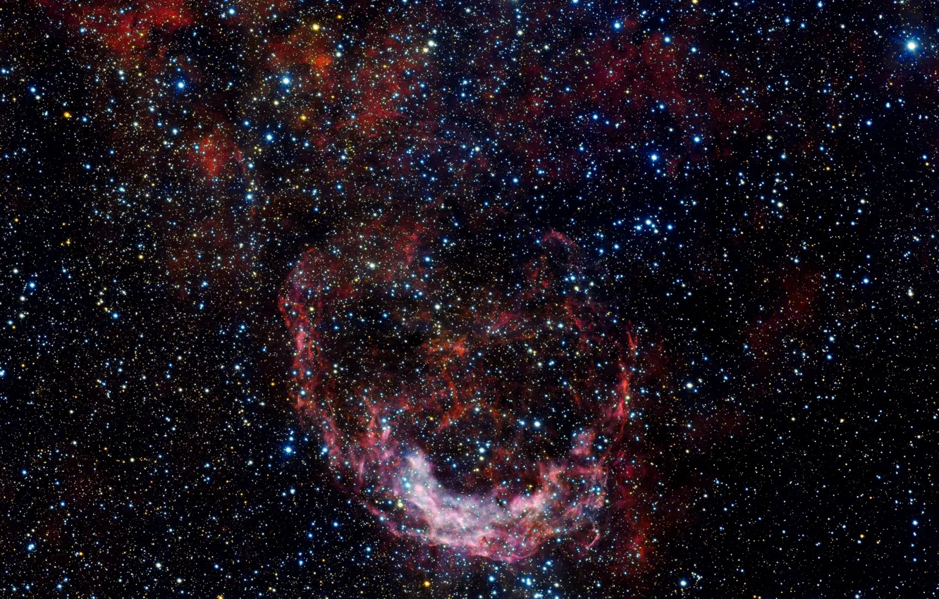 Photo wallpaper Carina, Nebula, Constellation Carina, HD 89358, Wolf-Rayet star, NGC 3199, OmegaCAM, H II Region
