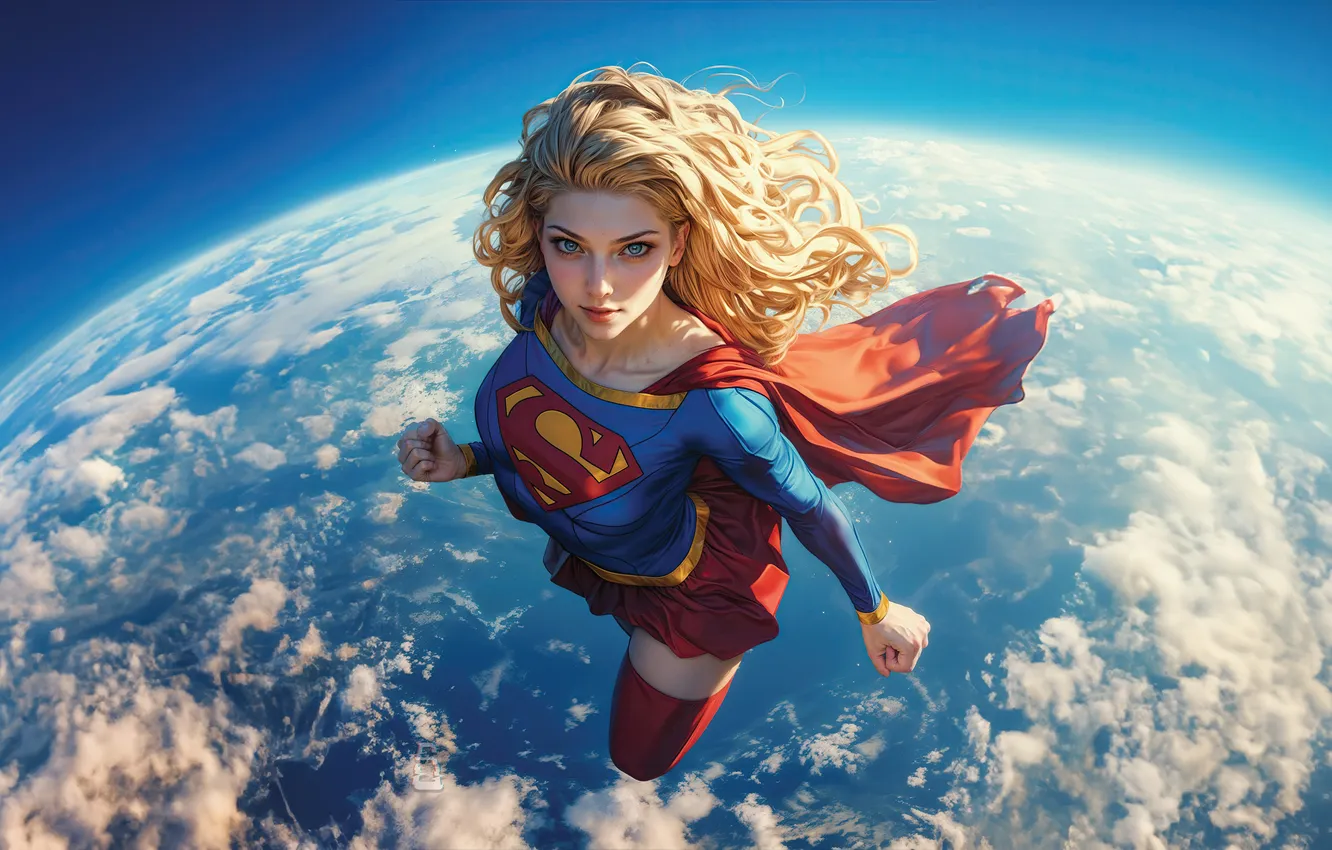 Photo wallpaper fantastic, Supergirl, UNSTOPPABLE