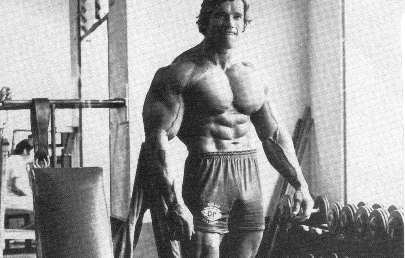 Photo wallpaper Arnold Schwarzenegger, bodybuilding, bodybuilding, Bodybuilding