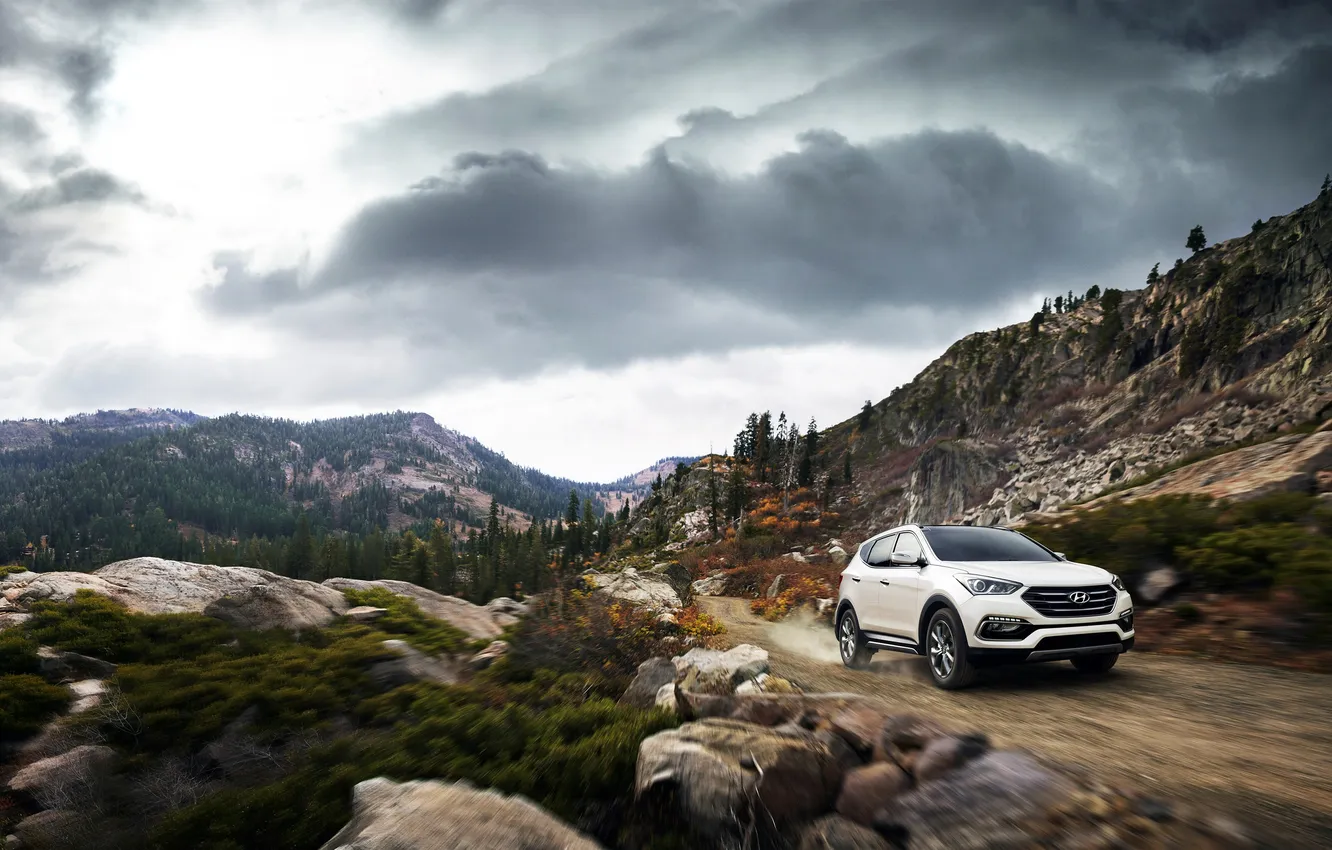 Photo wallpaper Hyundai, Hyundai, santa fe, Santa Fe