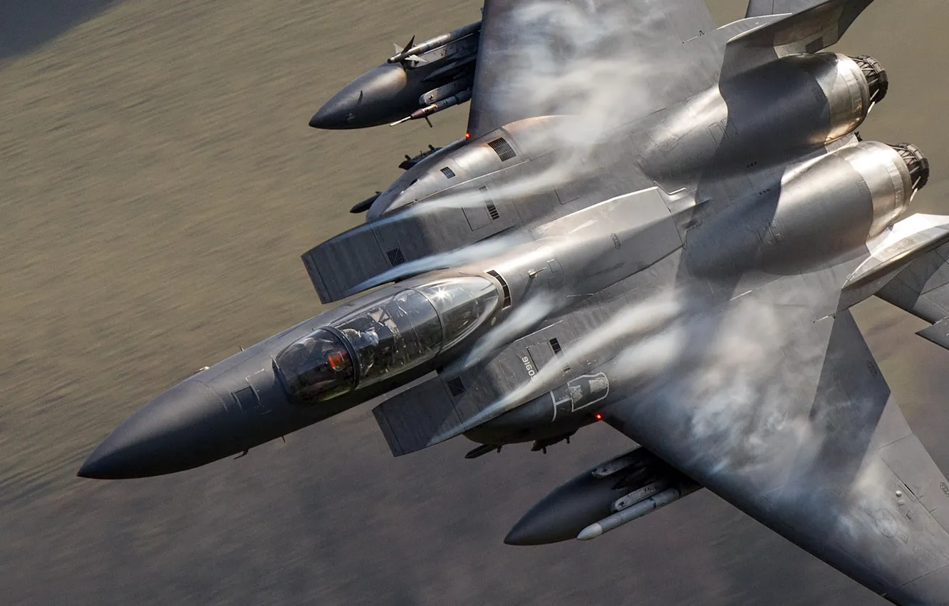Photo wallpaper speed, F15E, Strike Eagles