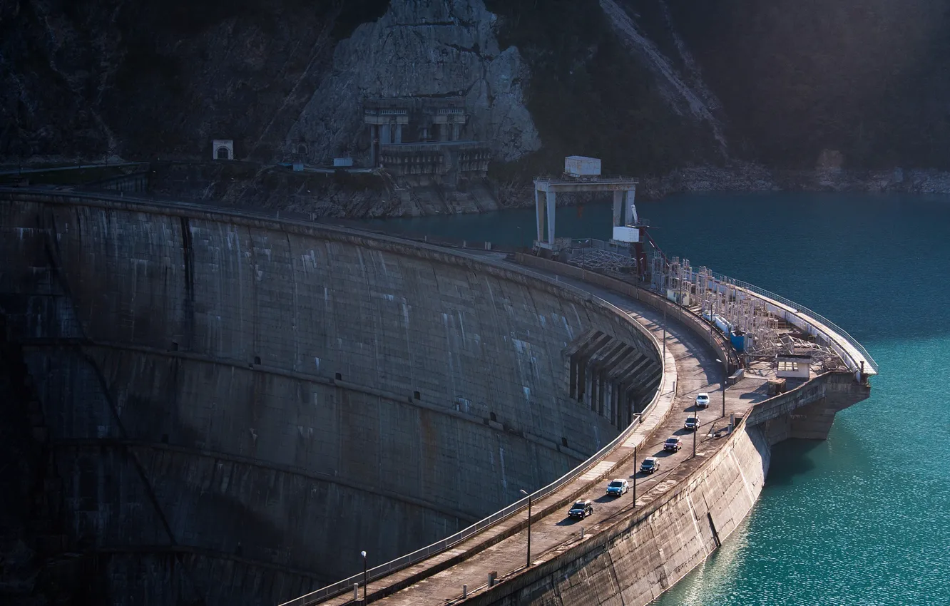 Photo wallpaper power, HPP, Dagestan