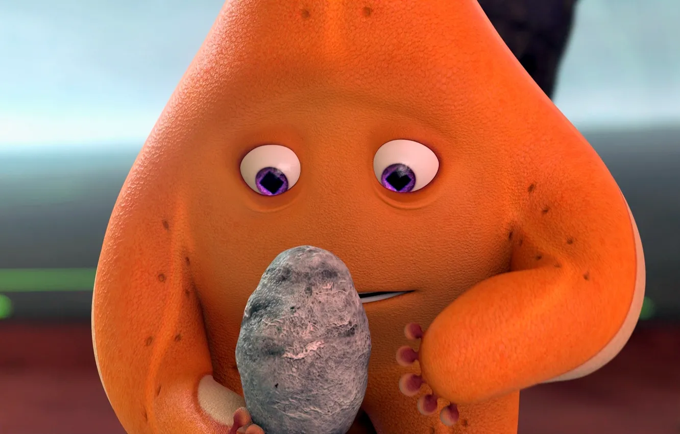 Photo wallpaper cartoon, home, alien, cartoon, home