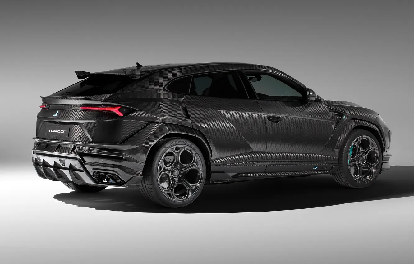 Photo wallpaper Shark, Side view, Carbon Edition, Lamborghini Urus, Top Car, Rear, Tuning Car, 2024