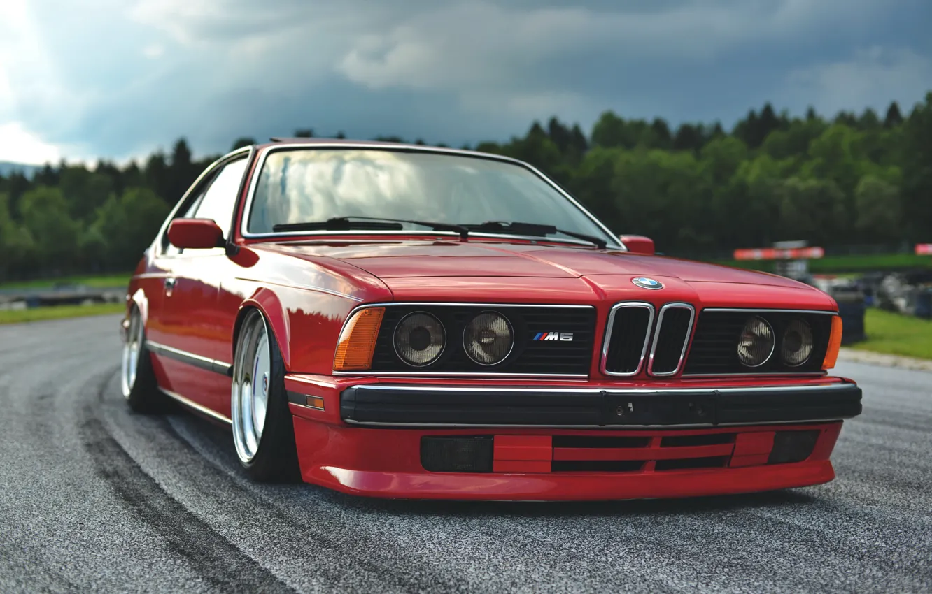 Photo wallpaper BMW, COUPE, E24, OLD SHCOOL