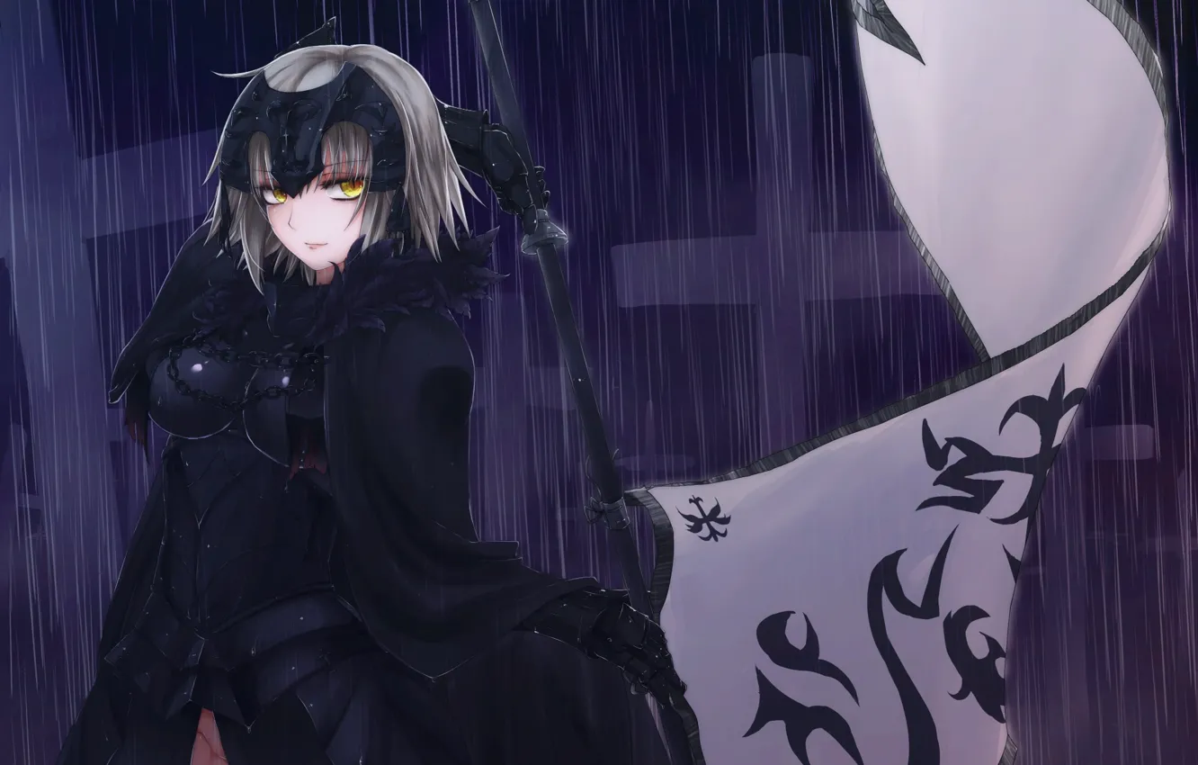 Photo wallpaper anime, art, Fate/Grand Order, Joan Age