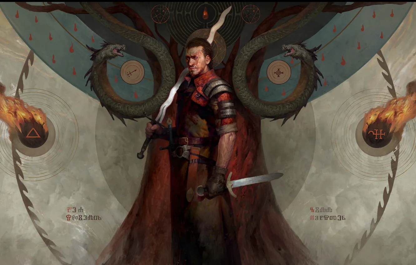 Photo wallpaper snake, The Witcher, Gwent, Quint, Gwent :The Witcher Card Game, Quint: The Witcher. Card Game, …