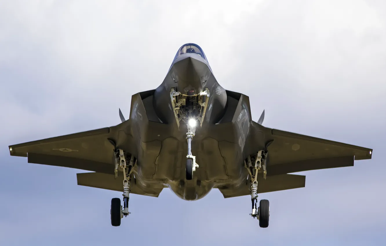 Photo wallpaper Lightning II, Lockheed Martin, F-35A