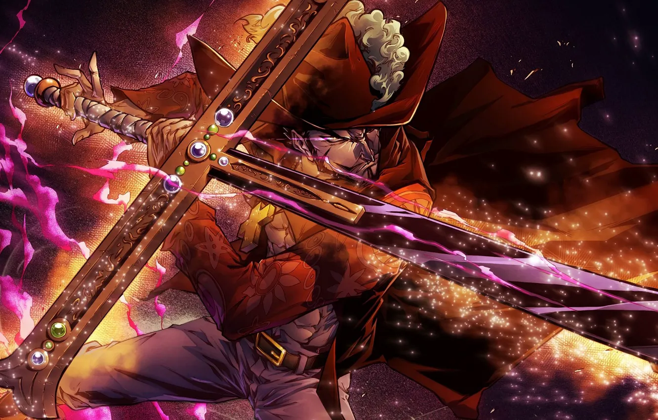 Photo wallpaper sword, pirate, guy, One Piece