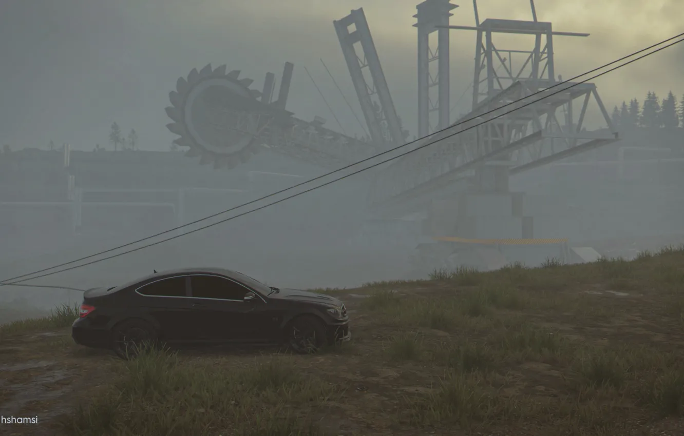 Photo wallpaper Mercedes, Benz, gelding, AMG, AMG, The Crew 2, c63 amg coupe black series