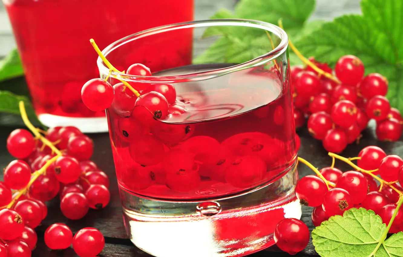 Photo wallpaper drink, red currant, Kismayo