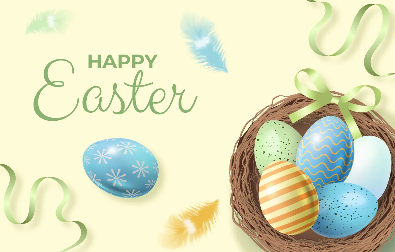 Photo wallpaper background, eggs, vector, Easter, socket, eggs