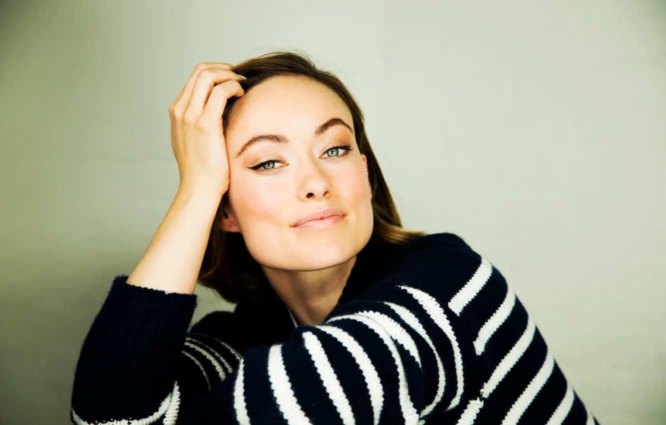 Photo wallpaper look, pose, makeup, actress, Olivia Wilde, Olivia Wilde
