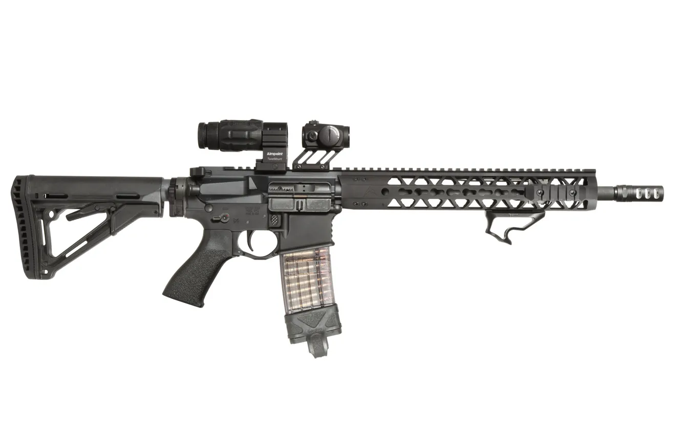 Photo wallpaper rifle, carabiner, assault