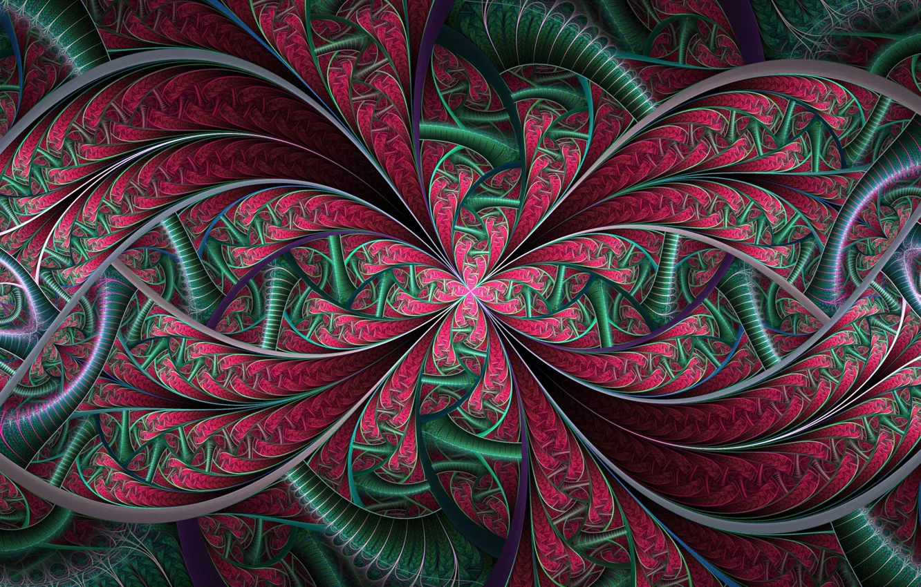 Photo wallpaper pattern, paint, symmetry