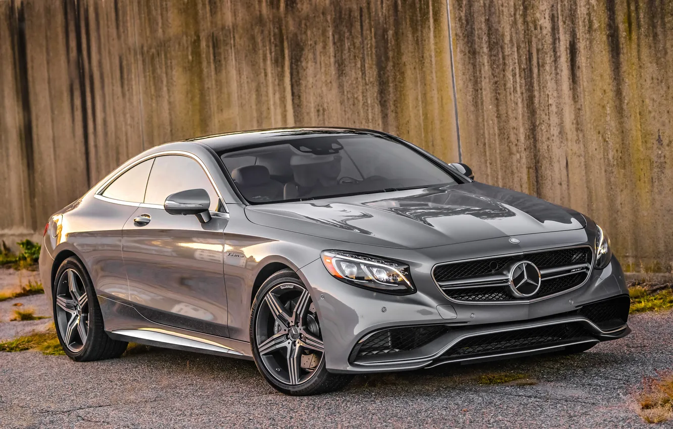Photo wallpaper Mercedes-Benz, AMG, Coupe, AMG, S-Class, 2015, C217, Mercedes