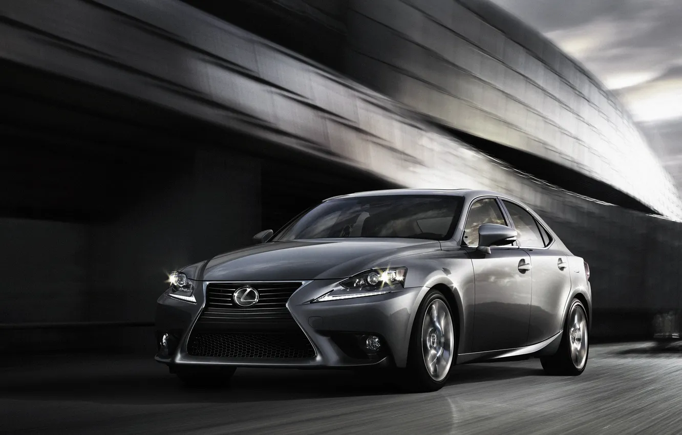 Photo wallpaper auto, background, dark, Lexus, the front, IS 350