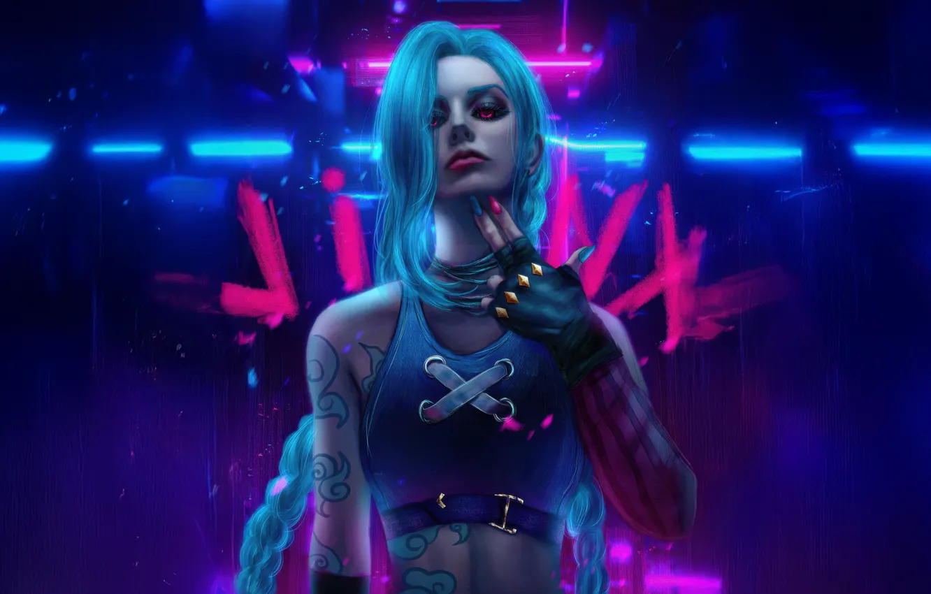Photo wallpaper Jinx, Unleashed
